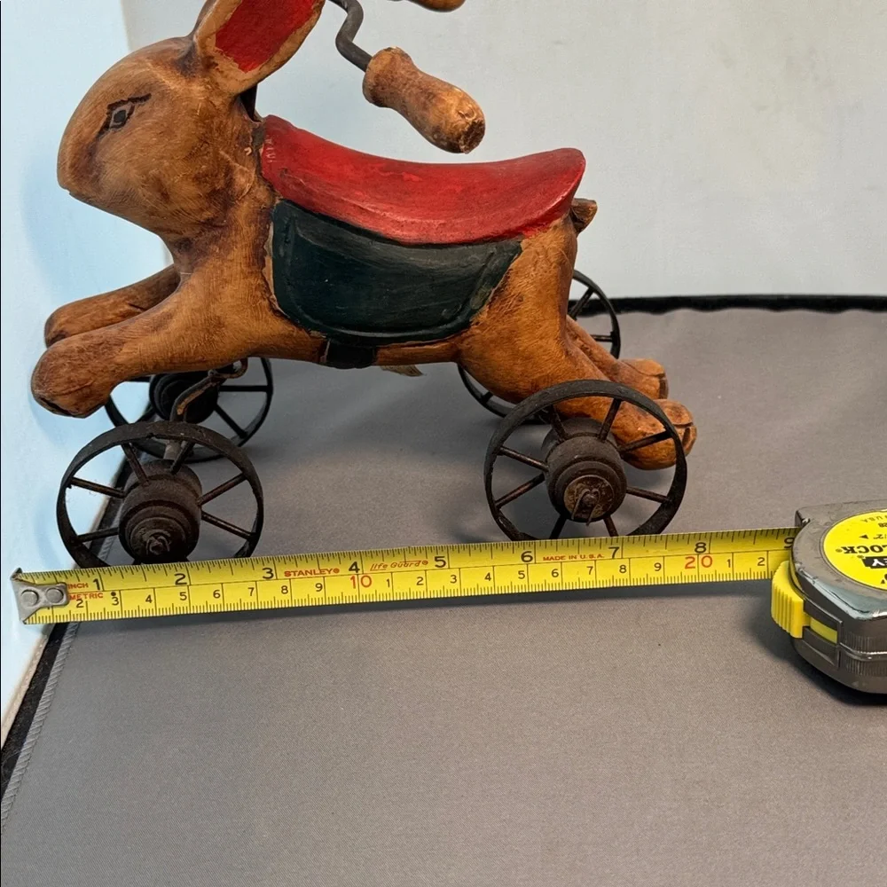 Rabbit Tricycle Toy‎ - Brown and Red